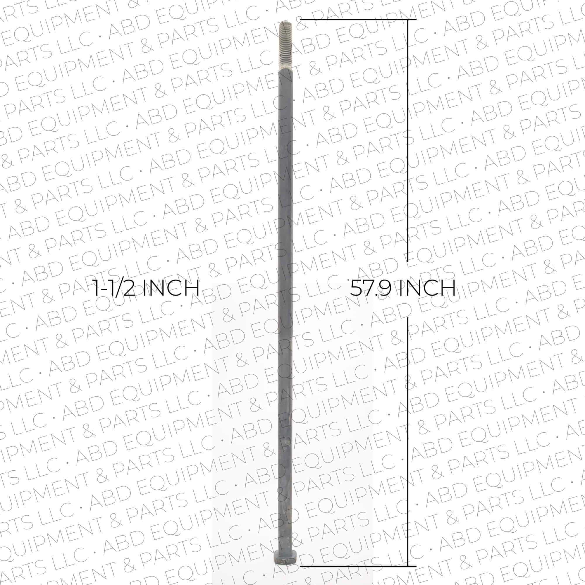 Disc Axle 1-1/2 inches Square x 57.9 inches - Abd Equipment & Parts LLC