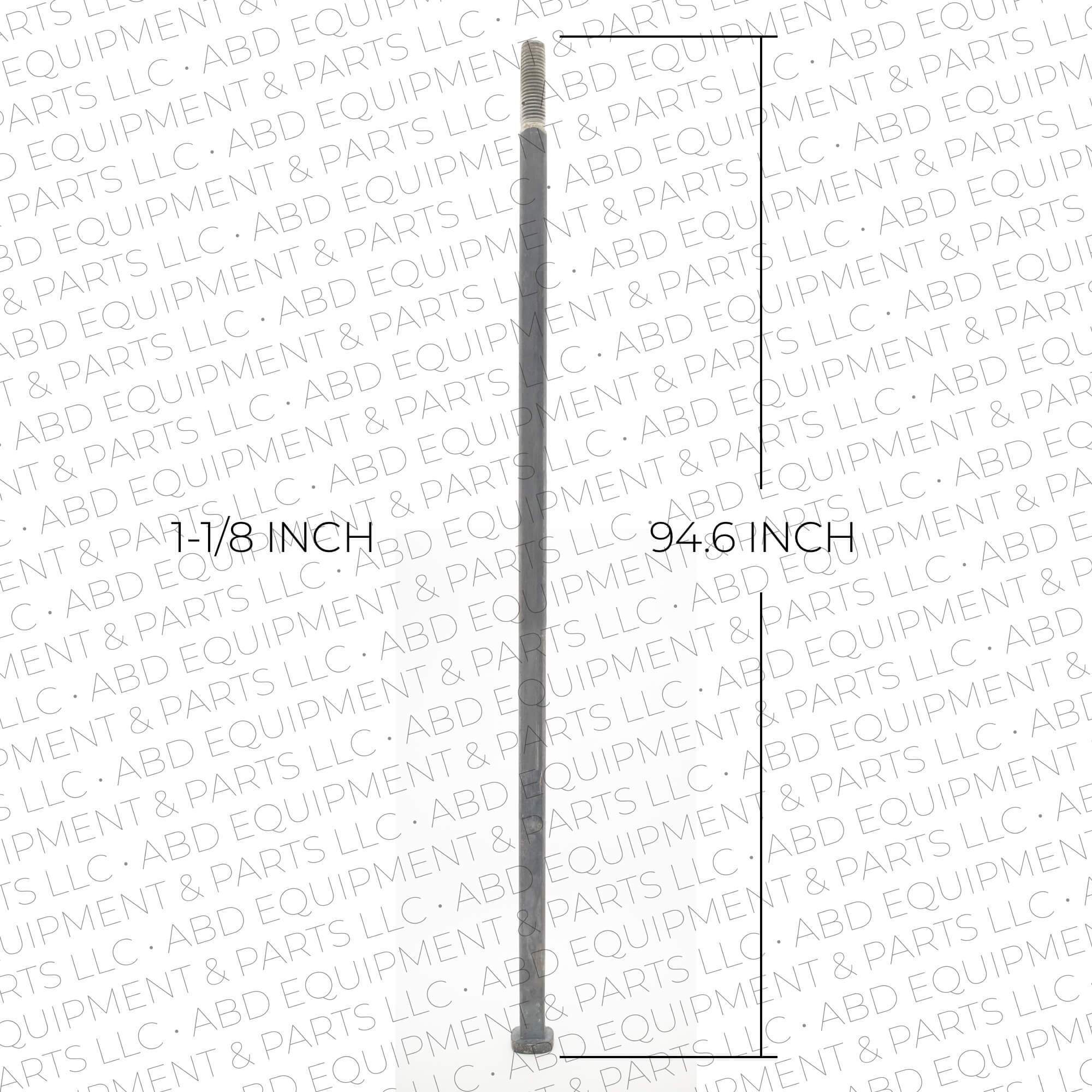 Disc Axle 1-1/8 inches Square x 94.6 inches - Abd Equipment & Parts LLC