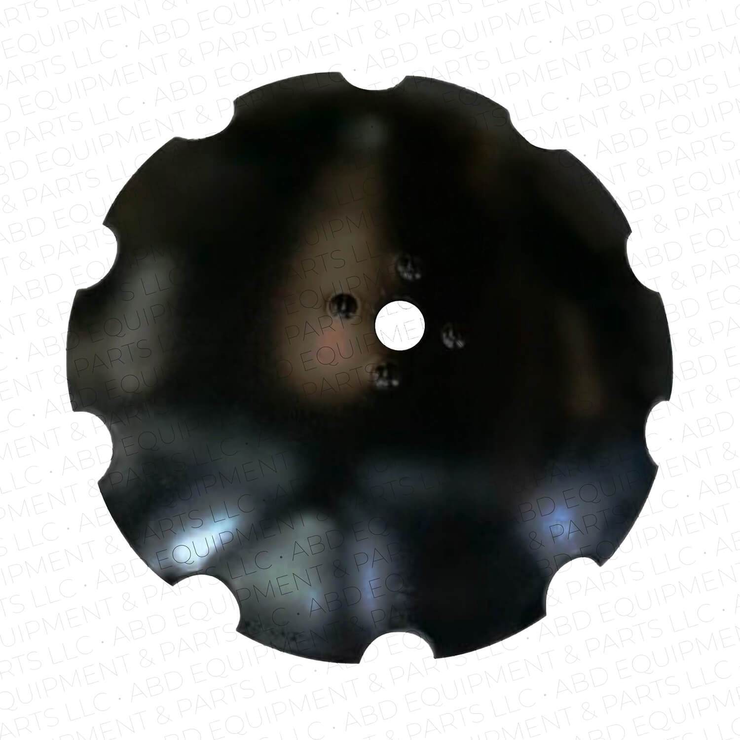 32" x 12 mm Notched Disc Blades 2 1/8 inch Rd with 4 Dimples Fit To Rome