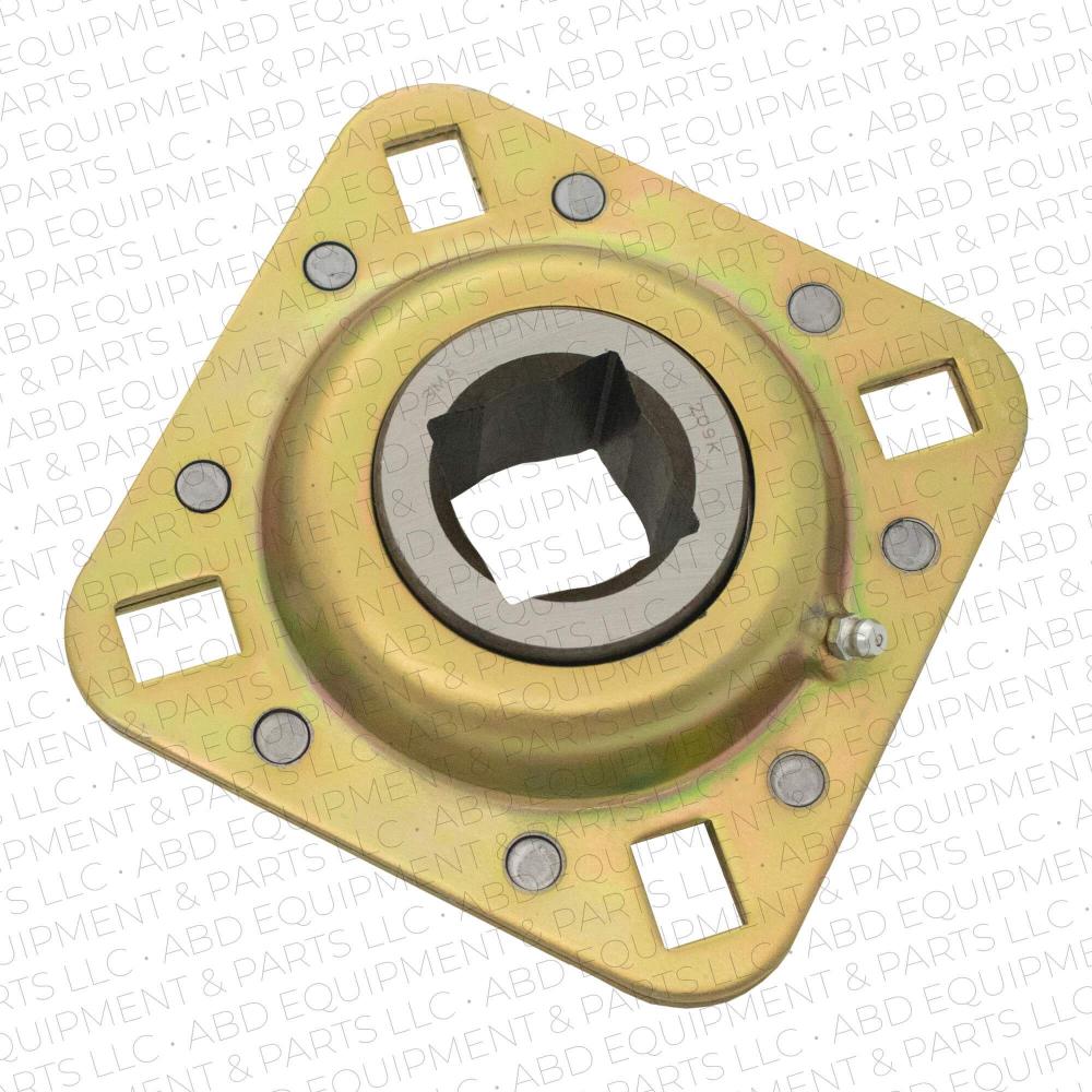 Flange Disc Harrow Bearing Square Bore 1 1/4 inch - Riveted - Abd Equipment & Parts LLC